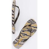 Ipanema Animal Print Slippers Dames - Grey Bronze