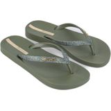 Ipanema Anatomic Lolita teenslippers met glitters groen