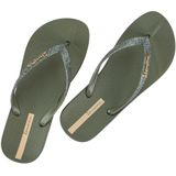 Ipanema Anatomic Lolita teenslippers met glitters groen