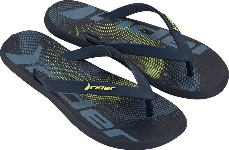 Rider - R1 Graphics - Slippers - Blue - Flexpand - Vegan
