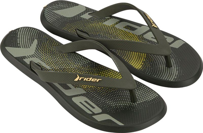 Rider - R1 Graphics - Slipper - Groen - Flexpand - Rubber
