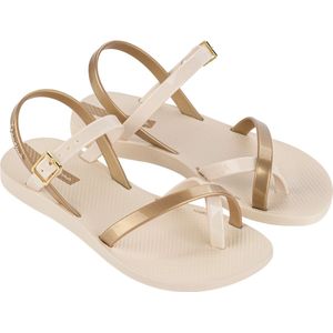IPANEMA KIDS Ipanema Fashion Sand X Kids, platte sandalen voor meisjes, goudkleurig, 33 EU