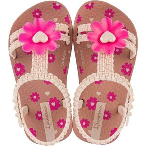 Ipanema Daisy Baby gebloemde sandalen beige/roze