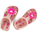 Ipanema Daisy Baby gebloemde sandalen beige/roze