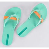 IPANEMA KIREI KIDS Green - Teenslippers met Metallic Bandjes