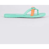 IPANEMA KIREI KIDS Green - Teenslippers met Metallic Bandjes