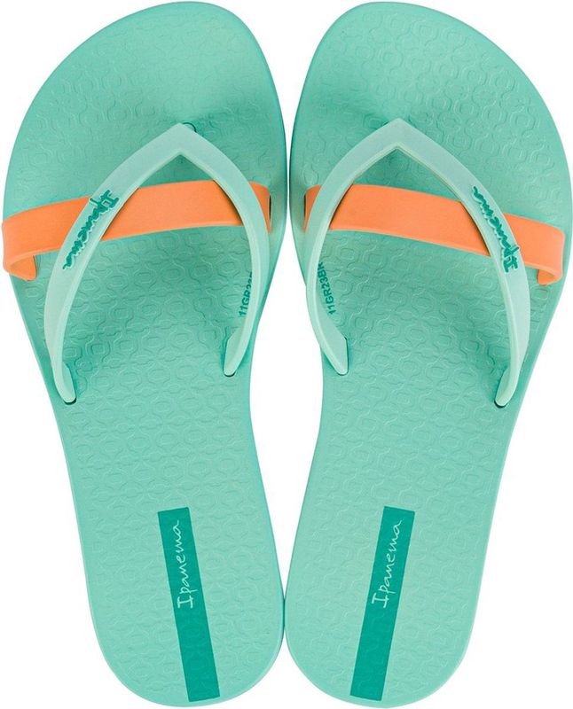 IPANEMA KIREI KIDS Green - Teenslippers met Metallic Bandjes