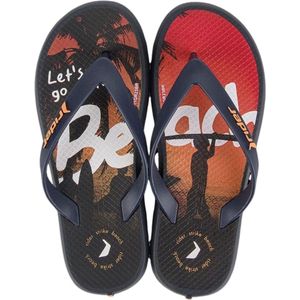 Rider - R1 Energy - Slipper - Blauw/Rood - 100% Rubber