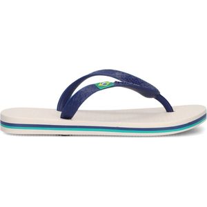 Ipanema - Kids Classic Brasil - Slipper - Beige - Blauw - Flexpand-Rubber
