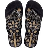 Ipanema - Anatomic Nature - Teenslippers - Zwart - Goud - Grijs - Synthetisch Materiaal - Rubber
