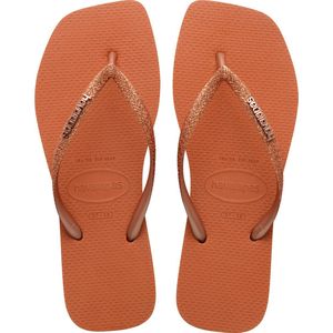 Havaianas - Square Glitter - Slipper - Cerrado Orange - Rubber