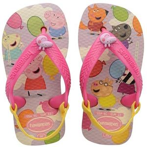 Havaianas Baby Peppa Pig Teenslippers voor baby's, uniseks, Citrus Yellow, 17/18 EU