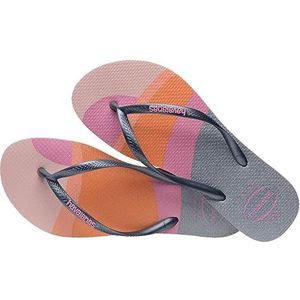 Havaianas Slim Glitter Palet, teenslippers, uniseks, Pioen Roze