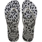 Havaianas - Slim Animal Print - Teenslippers - Grijs - Rubber