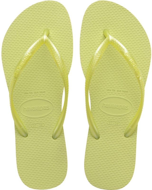 Havaianas - Slim - Teenslippers - Groen - Synthetisch Bovenwerk