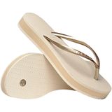HAVAIANAS - Teenslippers met Sleehak - Beige - Rubber