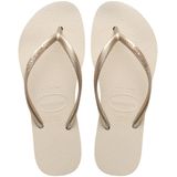 HAVAIANAS - Teenslippers met Sleehak - Beige - Rubber