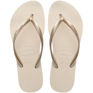 HAVAIANAS - Teenslippers met Sleehak - Beige - Rubber