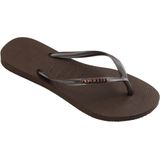 Havaianas - Slim Logo Metallic - Teenslippers - Bruin - Dames