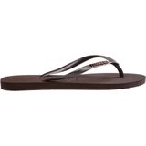 Havaianas - Slim Logo Metallic - Teenslippers - Bruin - Dames