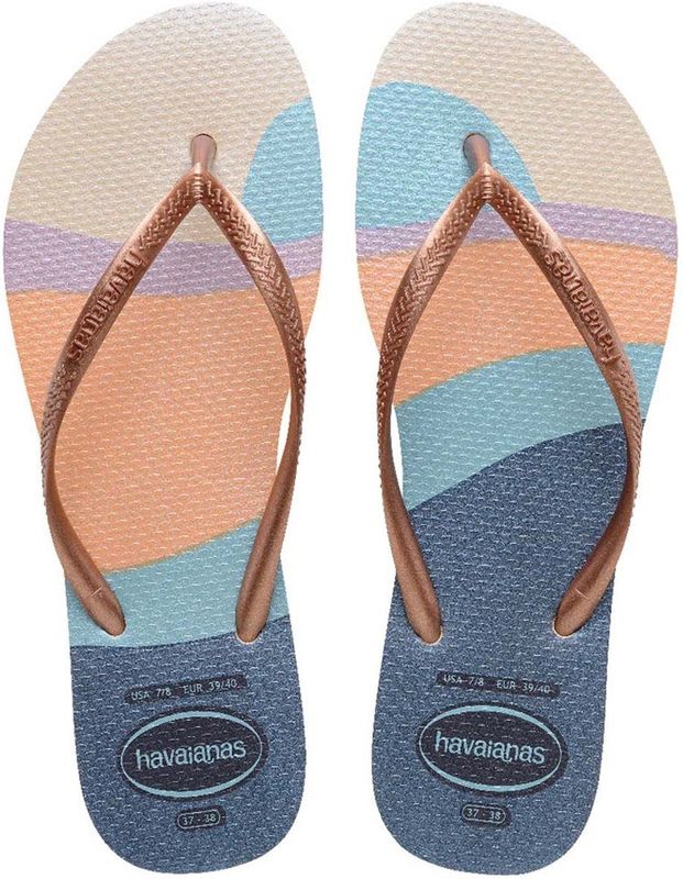 Havaianas - Slim Pallette Glow - Teenslippers - Groen - Rubber