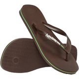 Havaianas - Brasil Logo - Slippers - Bruin - Wit