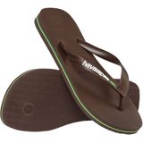 Havaianas - BRASIL LOGO - Slippers - Bruin - Rubber