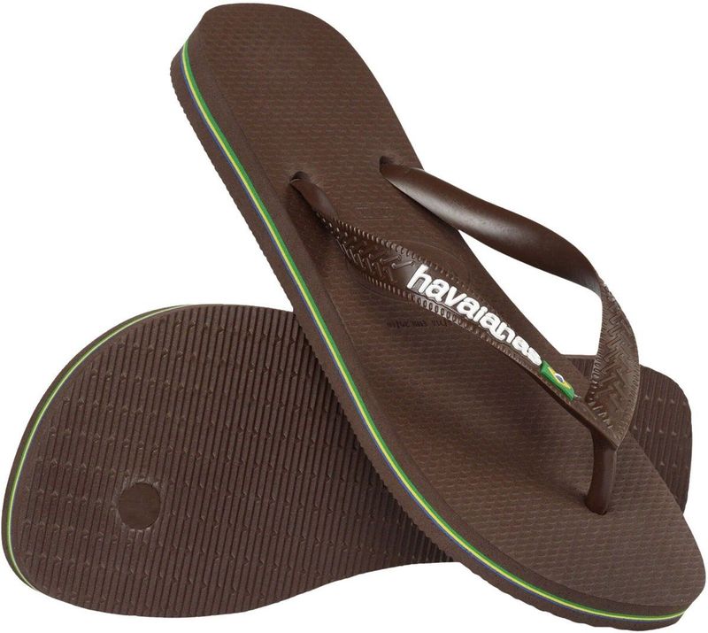 Havaianas - BRASIL LOGO - Slippers - Bruin - Rubber