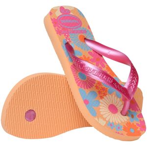 Havaianas flores in de kleur roze.