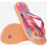 Havaianas - Kinderbloemen - Teenslippers - Bloemenprint - Metallic Bandjes - Antislip Zool