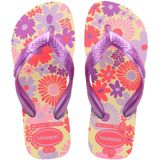 Havaianas - Kinderbloemen - Teenslippers - Bloemenprint - Metallic Bandjes - Antislip Zool