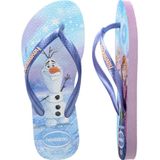 Havaianas Kids Slim Princess Flip-Flop, Paars Fantasy, 9 UK Kind, Paarse Fantasie, 9 UK Child