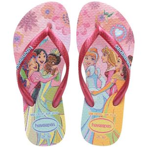 Havaianas - Kids Slim Princess - Teenslippers - Heet Roze - 100% PVC