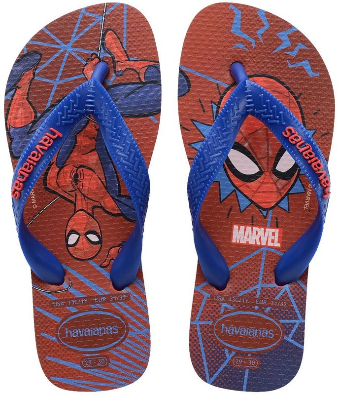 HAVAIANAS - Kids Top Marvel II - Teenslippers - Spiderman - Synthetisch PVC/Rubber