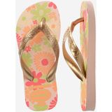 Havaianas Kinderen Flores Tongues - Wit/Roze
