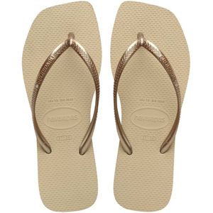 Havaianas Womens Slim Square Sandalen (Dames |beige)