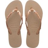 Havaianas - Teenslipper - Zwart - Rubber - Sierstenen op Bandjes