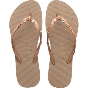 Havaianas - Teenslipper - Zwart - Rubber - Sierstenen op Bandjes