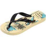 Havaianas - Kids Athletic - Teenslippers - Botercrème - 100% PVC