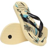 Havaianas - Kids Athletic - Teenslippers - Botercrème - 100% PVC