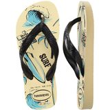 Havaianas - Kids Athletic - Teenslippers - Botercrème - 100% PVC