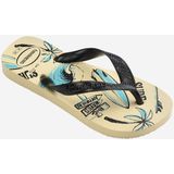 Havaianas - Kids Athletic - Teenslippers - Botercrème - 100% PVC