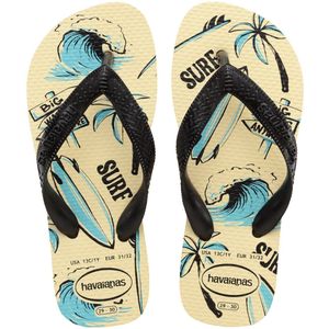 Havaianas - Kids Athletic - Teenslippers - Botercrème - 100% PVC