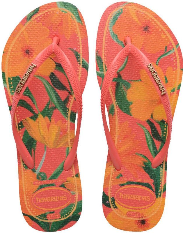 Havaianas - Slim Tropical - Slipper - Tropical Coral - 100% PVC