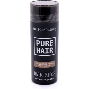 Pure Hair Premium Keratine Haarvezels Licht Bruin 27,5g