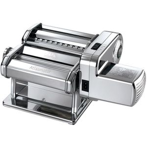 Marcato - Atlasmotor - Elektrische Pastamachine - Verchroomd Staal - Zilver