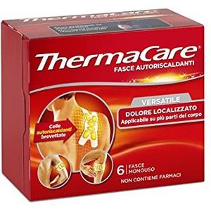 ThermaCare Multifunctionele zelfverwarmende therapeutische verwarmingsbanden voor plaatselijke pijn, 8 uur constante warmte, 6 wegwerpstrips