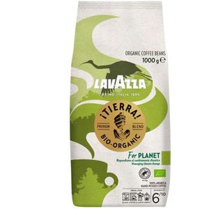 Lavazza Tierra for Planet Koffiebonen - Biologische 100% Arabica Koffie Bonen - Intensiteit 6/10 - 1 kg - NL-BIO-01