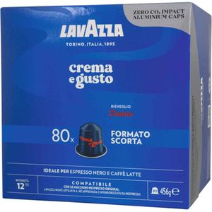 Lavazza Crema e Gusto CLASSICO capsules voor NESPRESSO (80st)