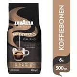 Lavazza - Espresso Italiano Classico - Koffiebonen - 100% Arabica - 6 x 500 gram